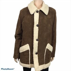 Vintage Collins&Aikman Split Cowhide Sherpa Jacket